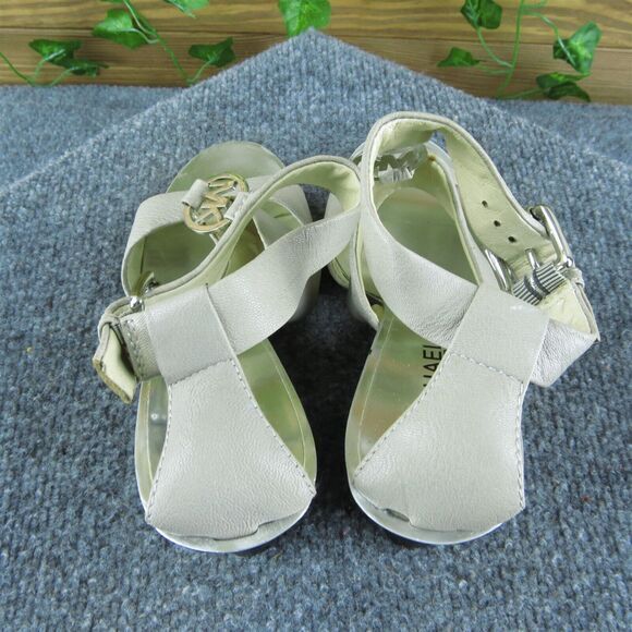 Michael Kors Women's Gladiator Beige Leather Size 6.5M Gently Used 2025 - Picture 5 of 7